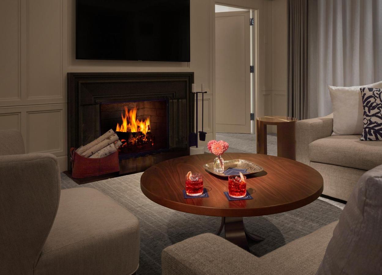 The Newbury Boston Hotel Eksteriør billede 3D rendering of a living room