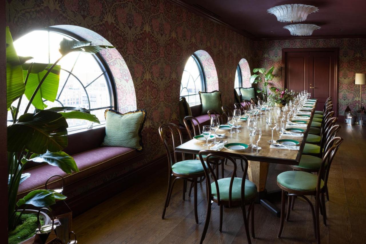The Newbury Boston Hotel Eksteriør billede The interior of the restaurant